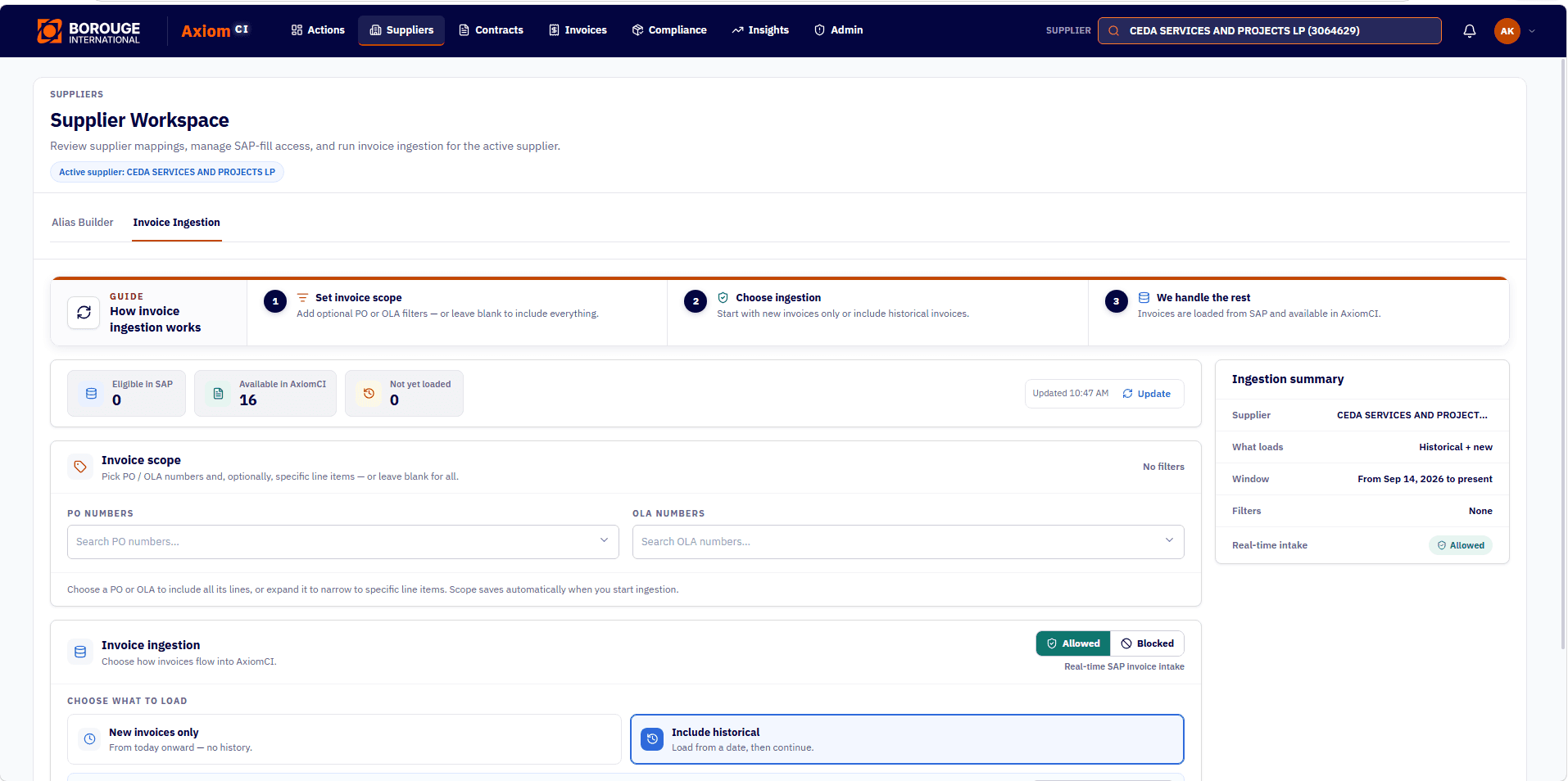Turn ingestion into a controlled workflow